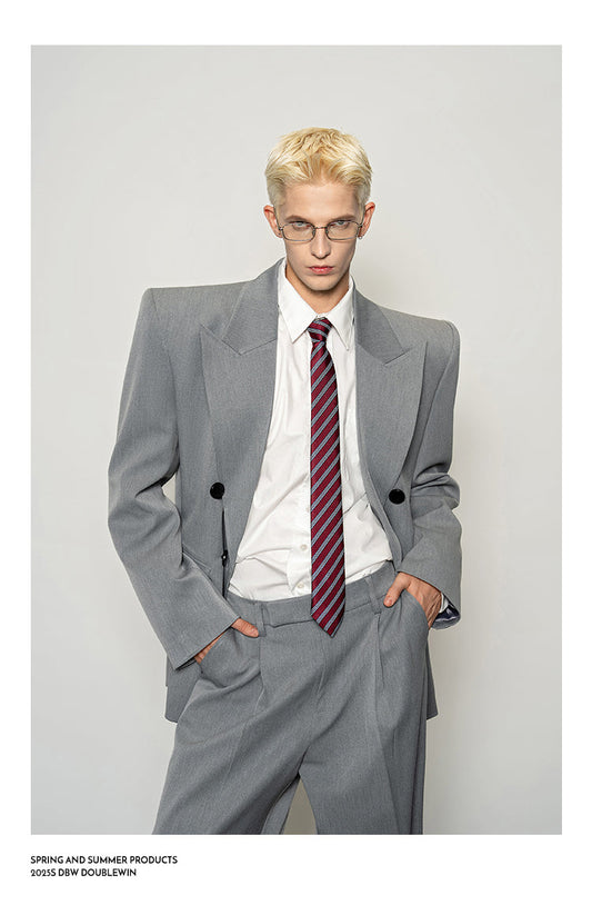 Premium Straight-Shoulder Suit