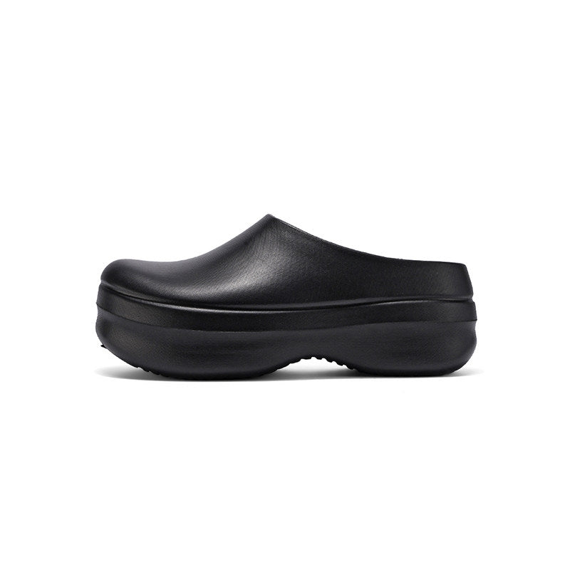 Minimalist Platform Slip-On Mules