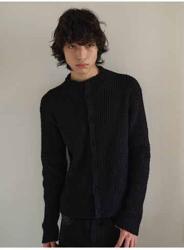 Stand-up Collar Cardigan