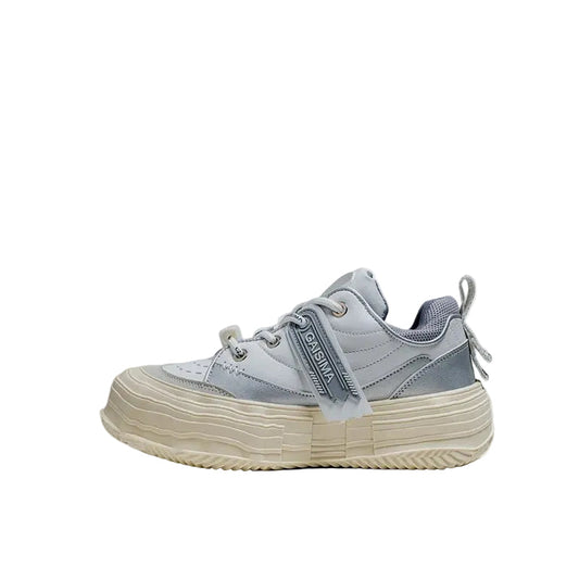 Platform Strap Lace-Up Chunky Sneakers WN23344