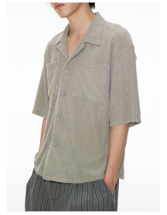 Lapel collar shirt
