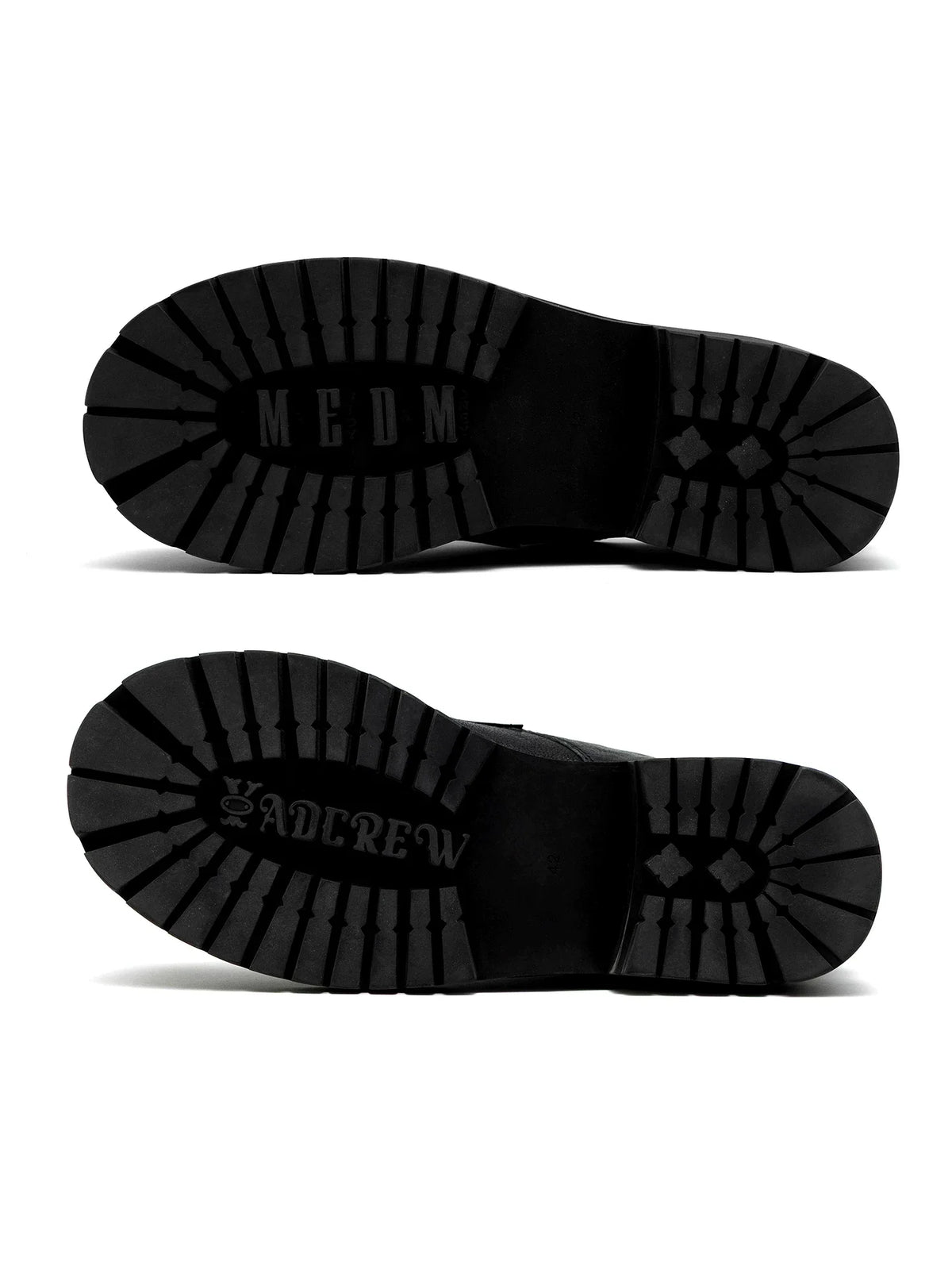 Strap Detail Chunky Sole Derby Shoes