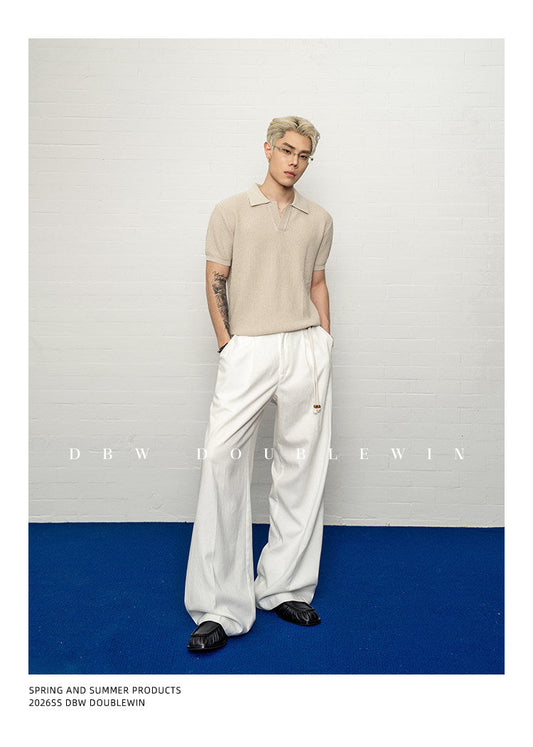 Drape-style Casual Pants