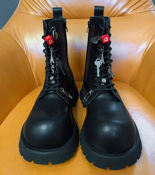 Platform Lace-Up Boots WN25082