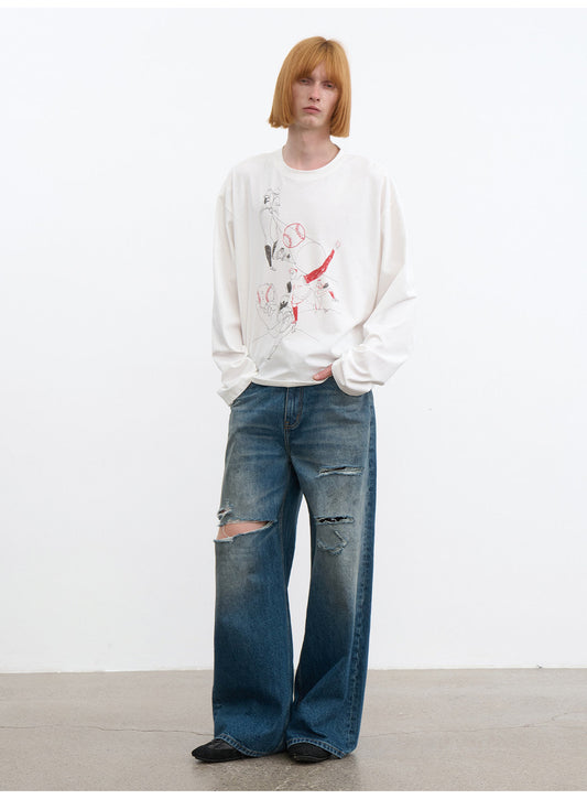 Loose-Fit Printed T-Shirt