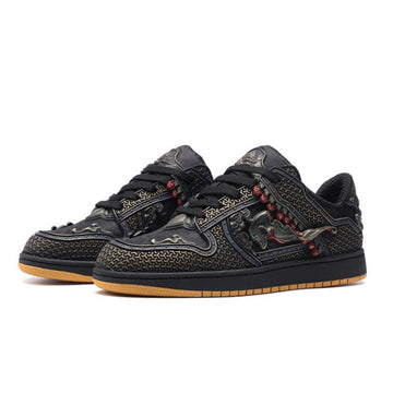 Medieval Style Lace-Up Sneakers