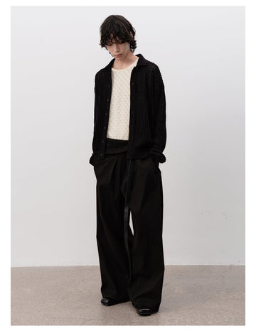 Loose knit cardigan