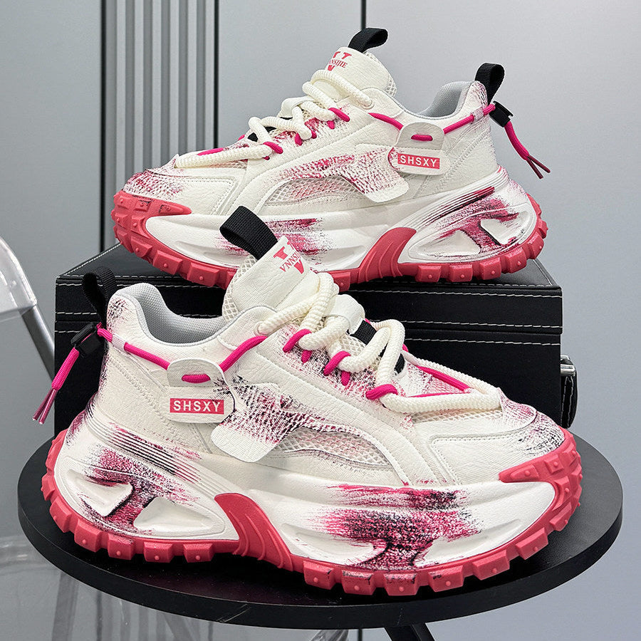 Paint Mesh Dad Sneakers