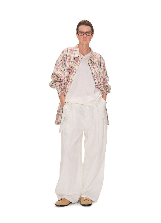 Checkered Linen Shirt