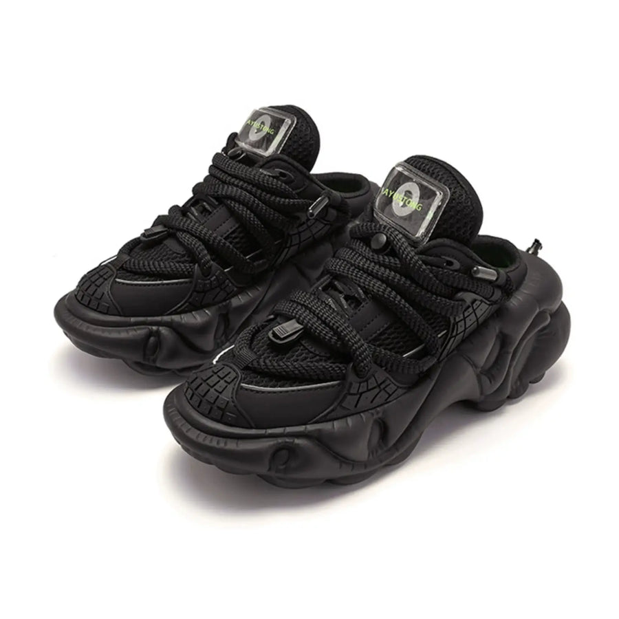 Closed Toe Chunky Sole Slip-On Shoes