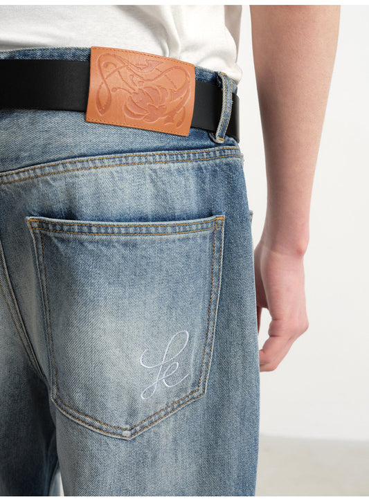 Casual Wide-Leg Jeans