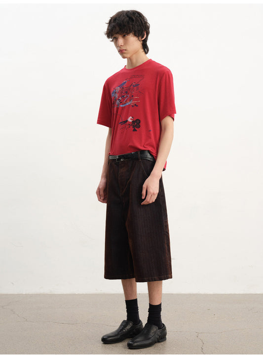Lightweight and highly breathable printed T-shirt