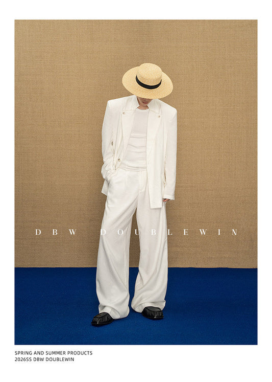 Drape-style Casual Pants