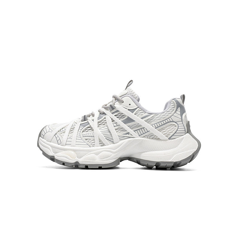 Mesh Strap Panel Chunky Sneakers