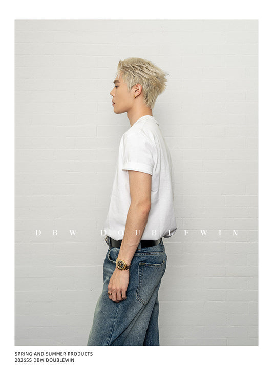 Slim-Fit Regular-Sleeve T-Shirt