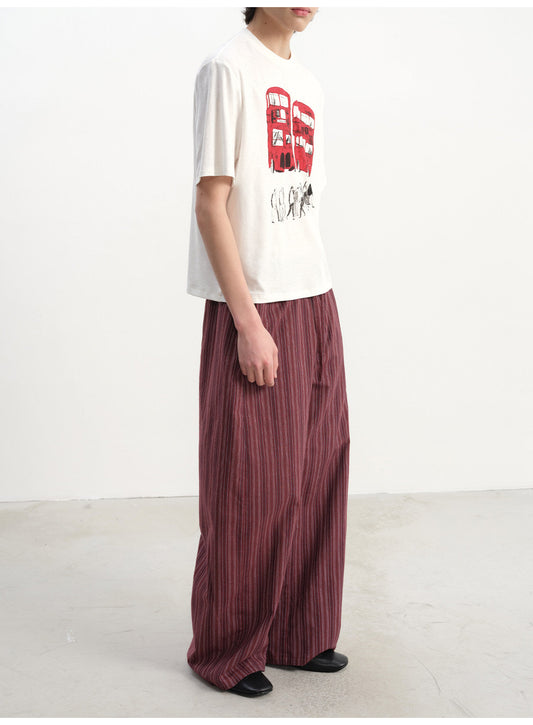 Lightweight and breathable printed T-shirt