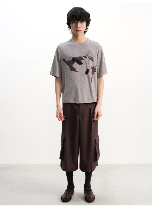 Round-neck Printed T-shirt