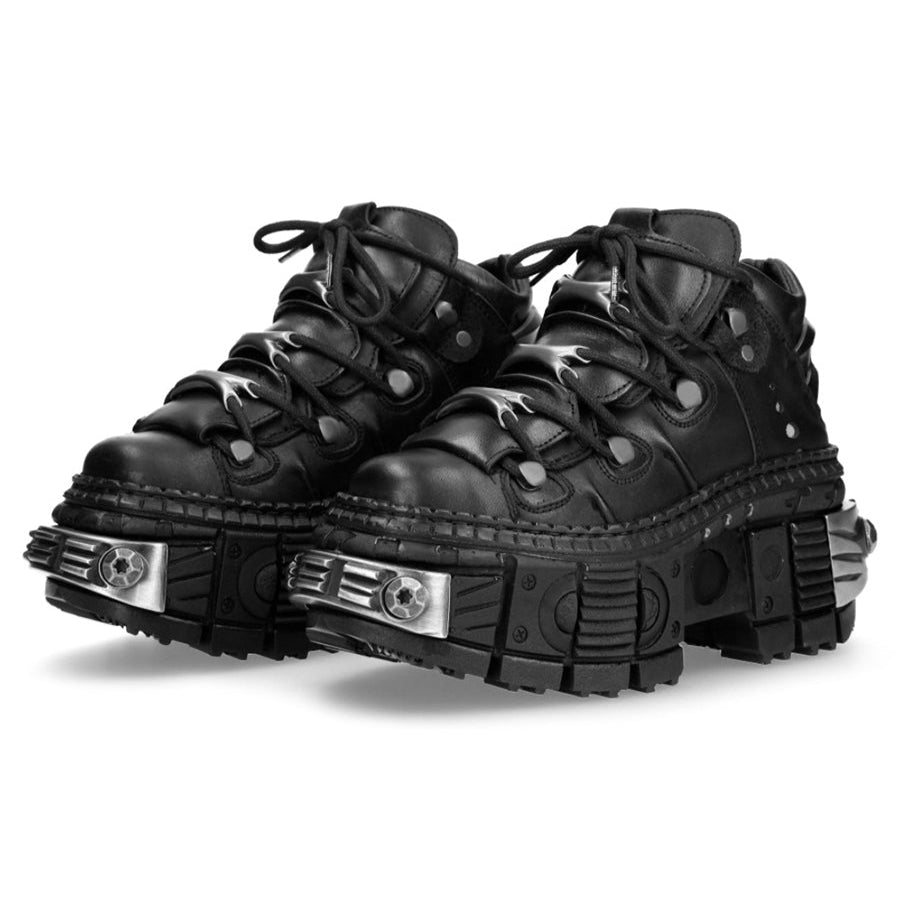 Derby Design Chunky Sole Large Toe Shoes