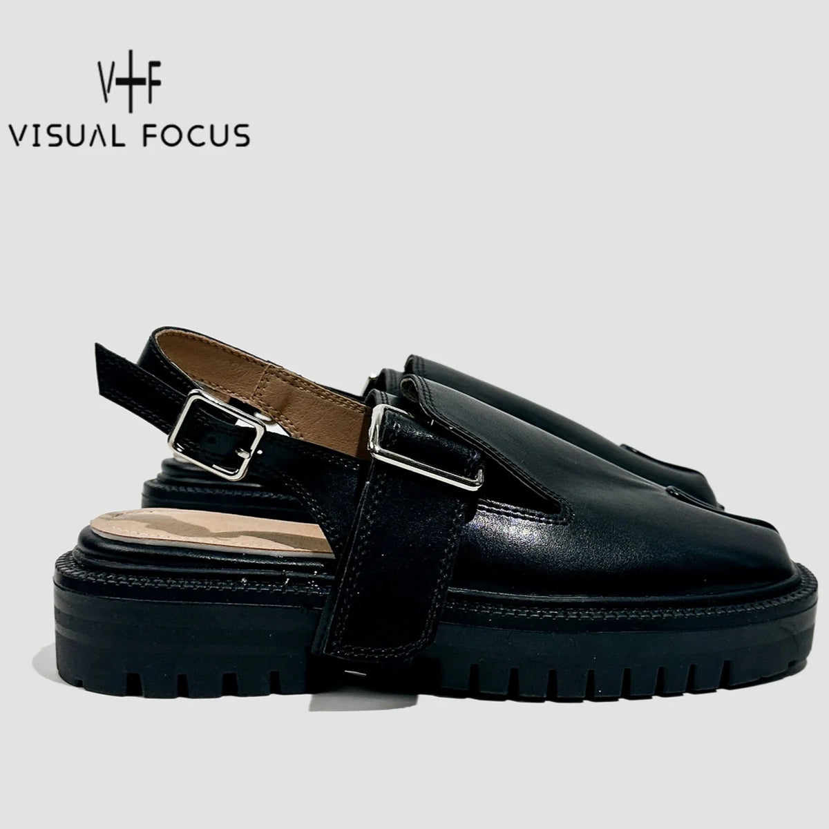 Tabi Strap Mary Jane Derby Shoes