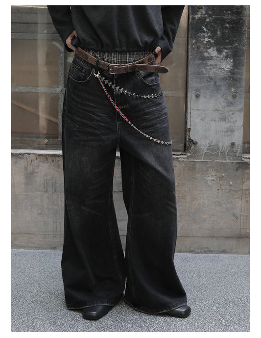 Straight Ripple Jeans