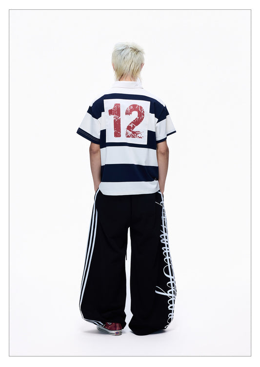 Striped Webbing Sweatpants