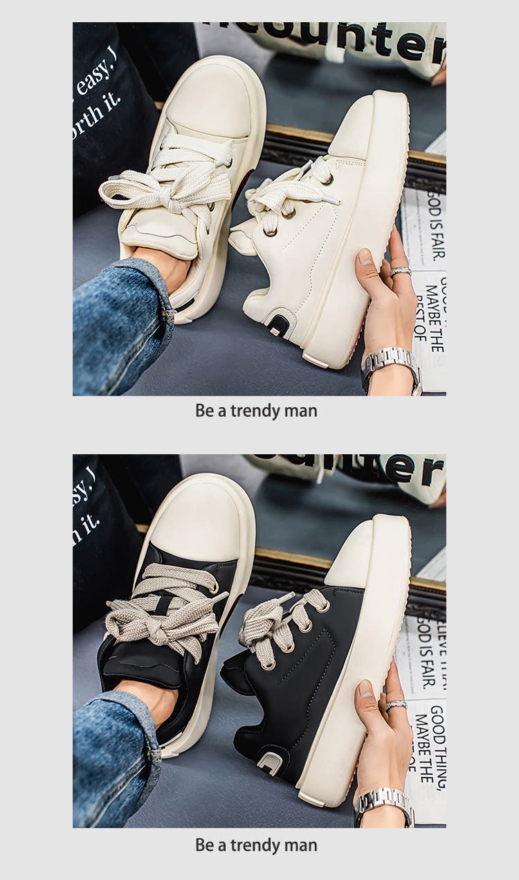 Thick Soled High-End Sneakers
