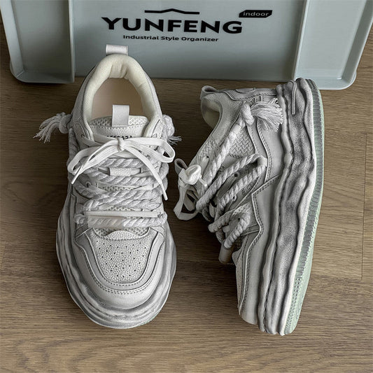 Rope Lace Chunky Sole Sneakers WN24560