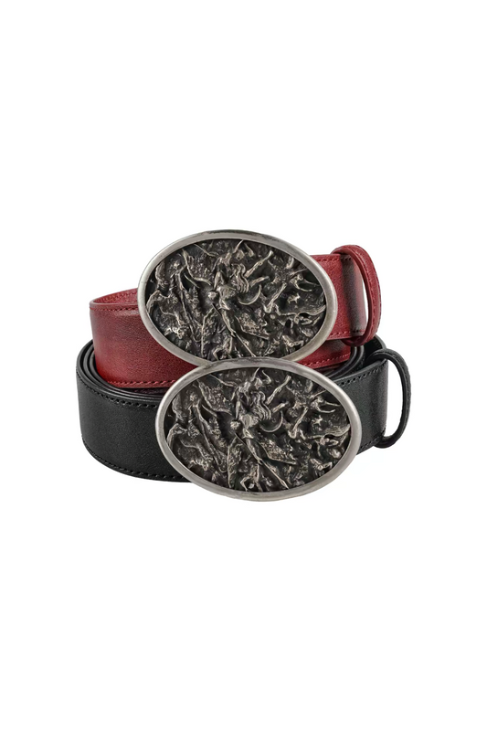 UNDERWATER Lucifer Buckle Calf Leather Belt