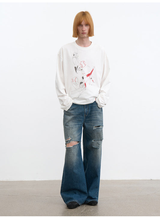 Loose-Fit Printed T-Shirt
