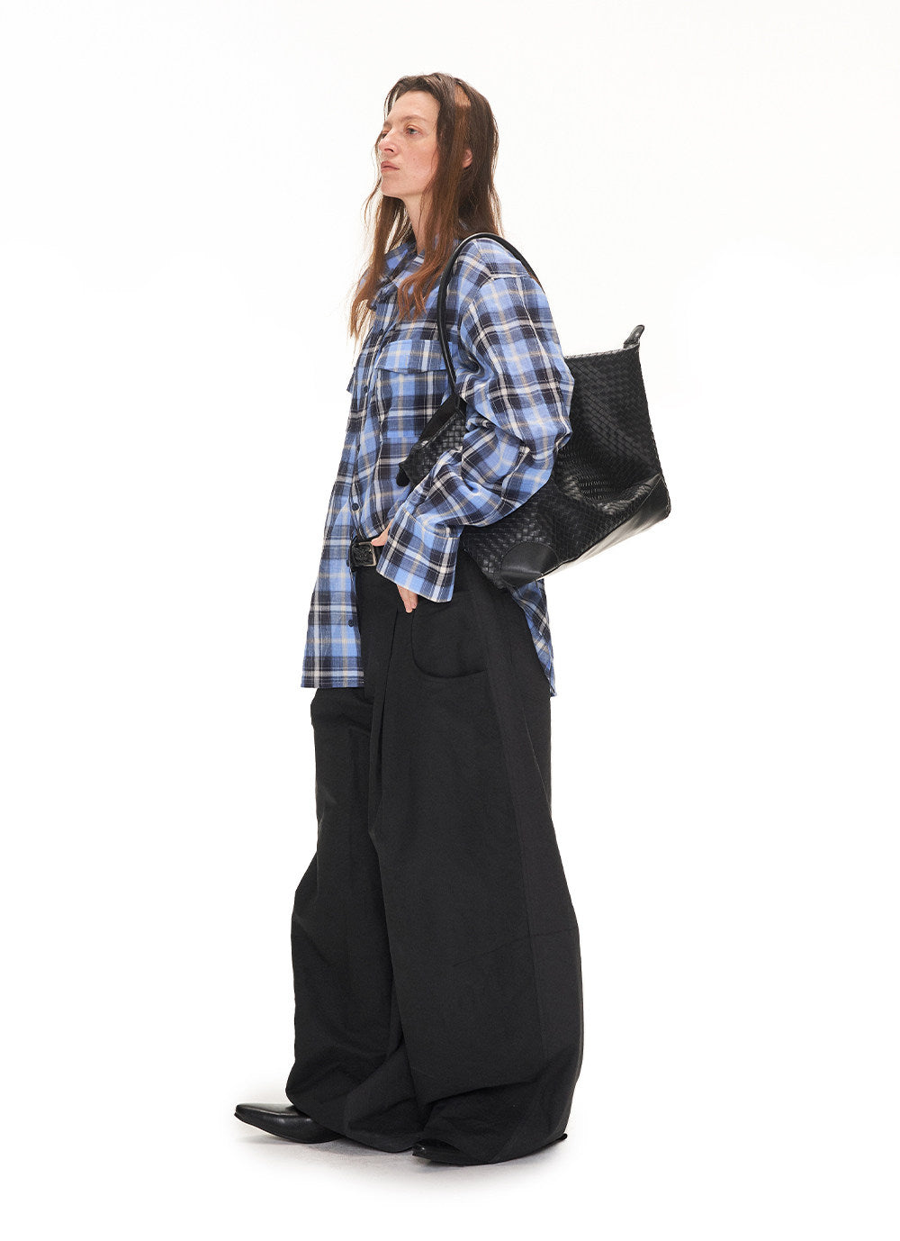Blue Check Casual Shirt