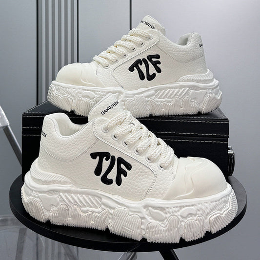Platform Chunky Sole Lace-Up Sneakers WN24846