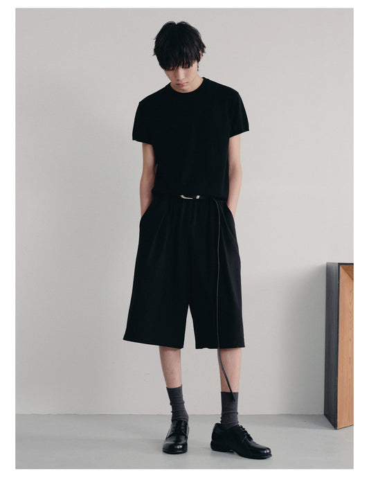 Bubble Pleats Shorts