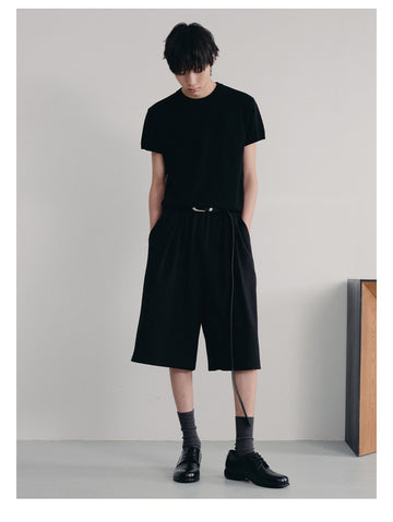 Bubble Pleats Shorts