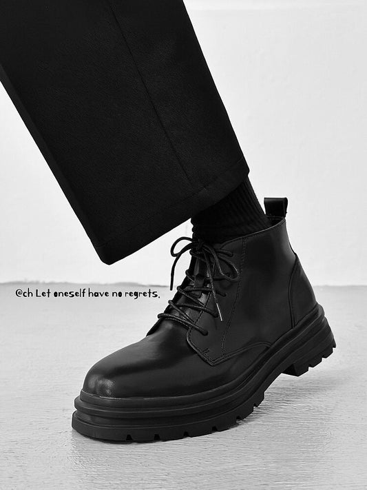 Platform Lace-Up Boots WN24546
