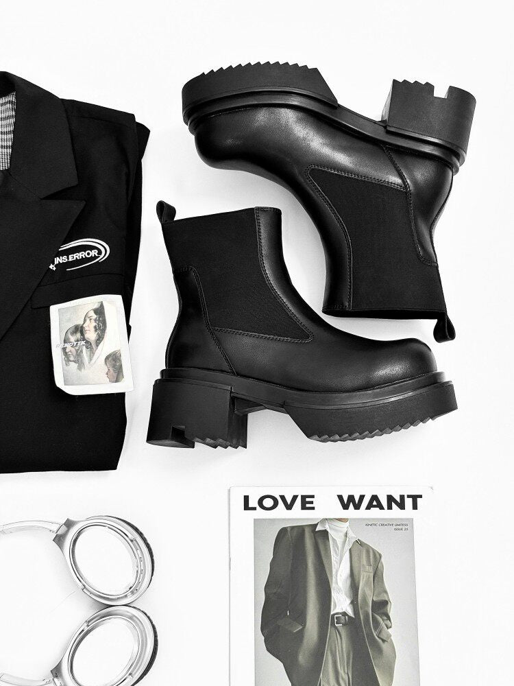 Chunky Platform Chelsea Boots