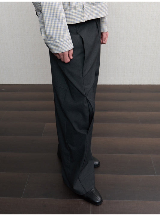 Casual Pants with Special Center Seam