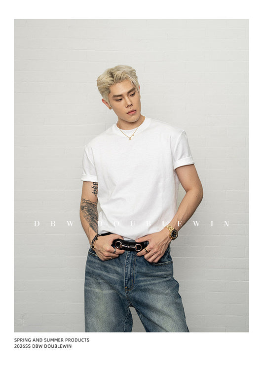 Slim-Fit Regular-Sleeve T-Shirt