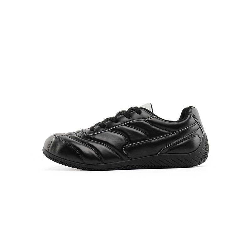 Panel Stitch Detail Lace-Up Sneakers