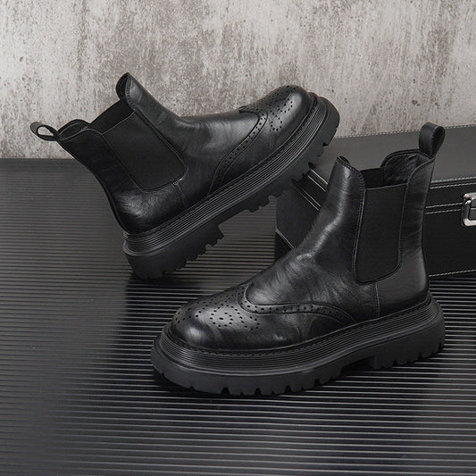 Platform Lug Sole Chelsea Boots WN24825