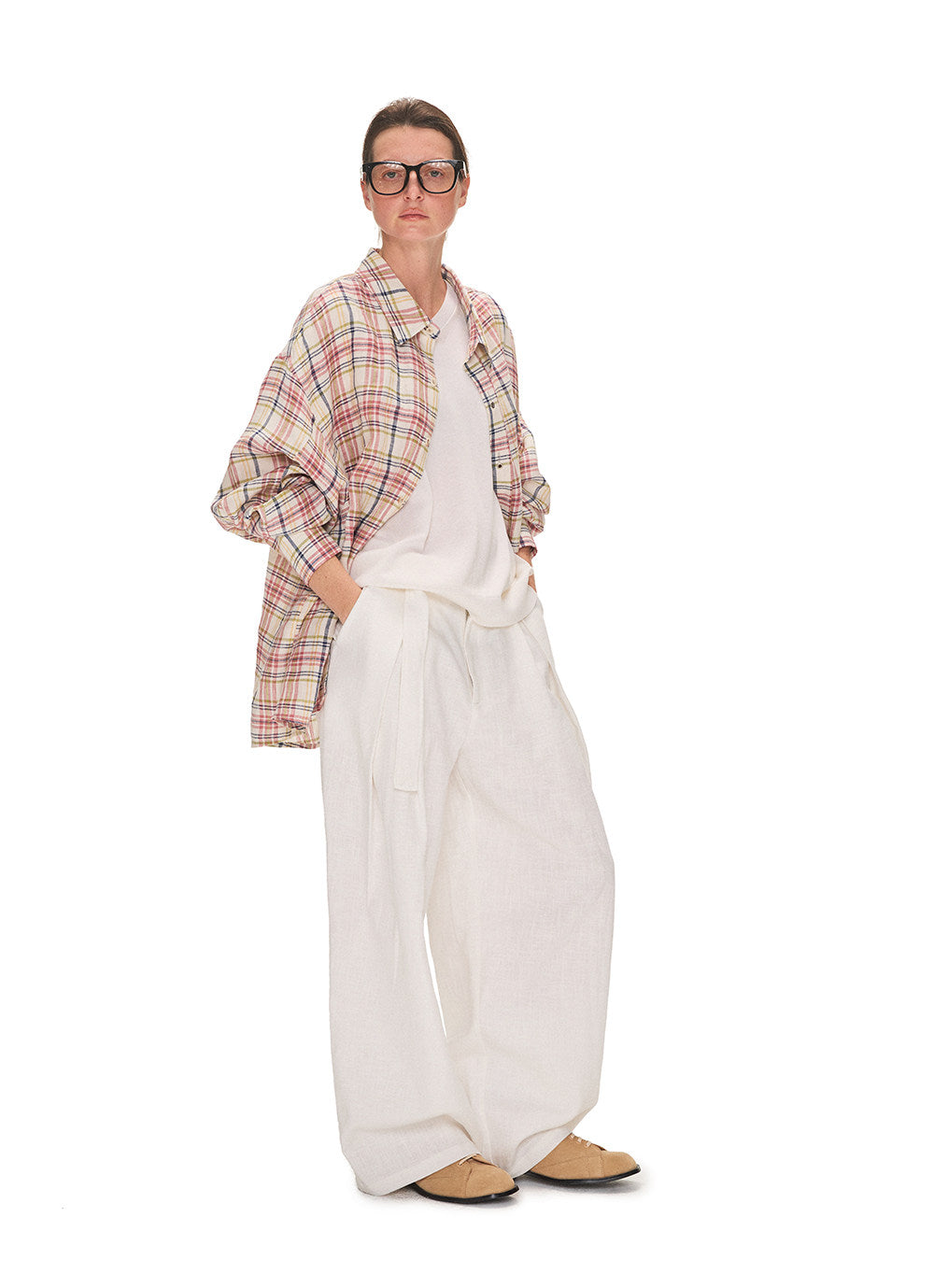 Checkered Linen Shirt