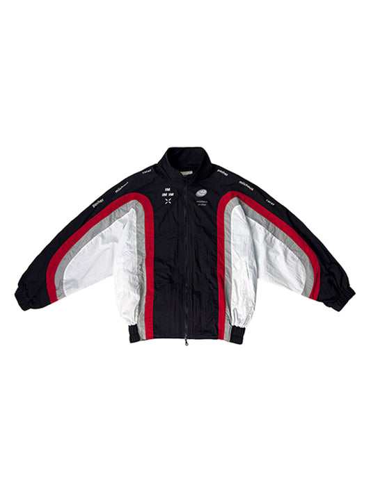 Racing Panel Padded Jacket Set