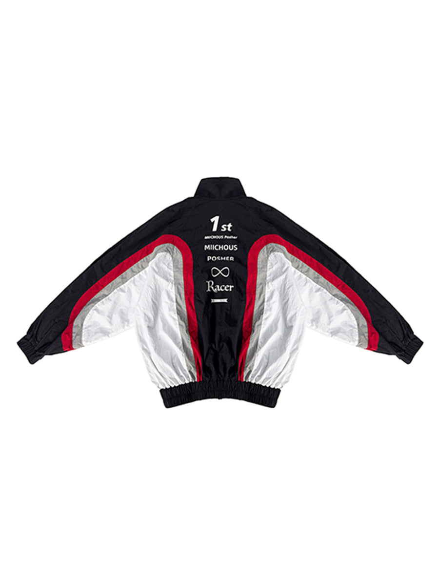 Racing Panel Padded Jacket Set
