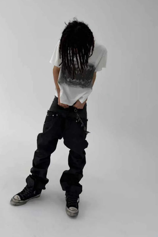 Split Teeth Destroyed Boxy T-shirt