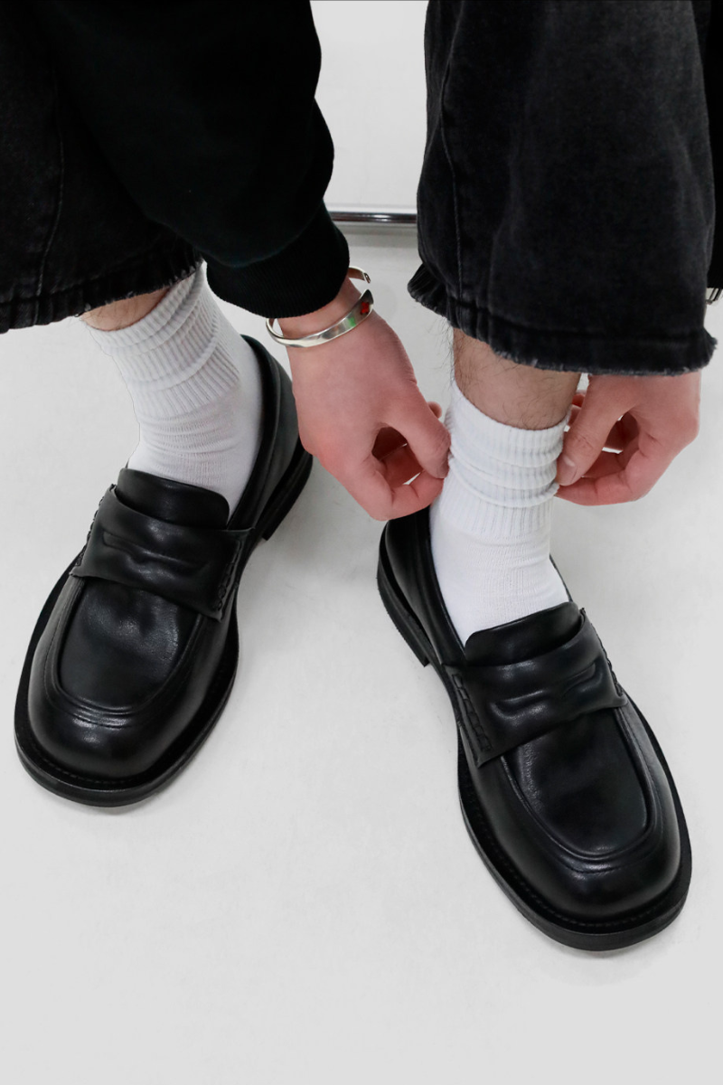 Square Toe Loafer Shoes