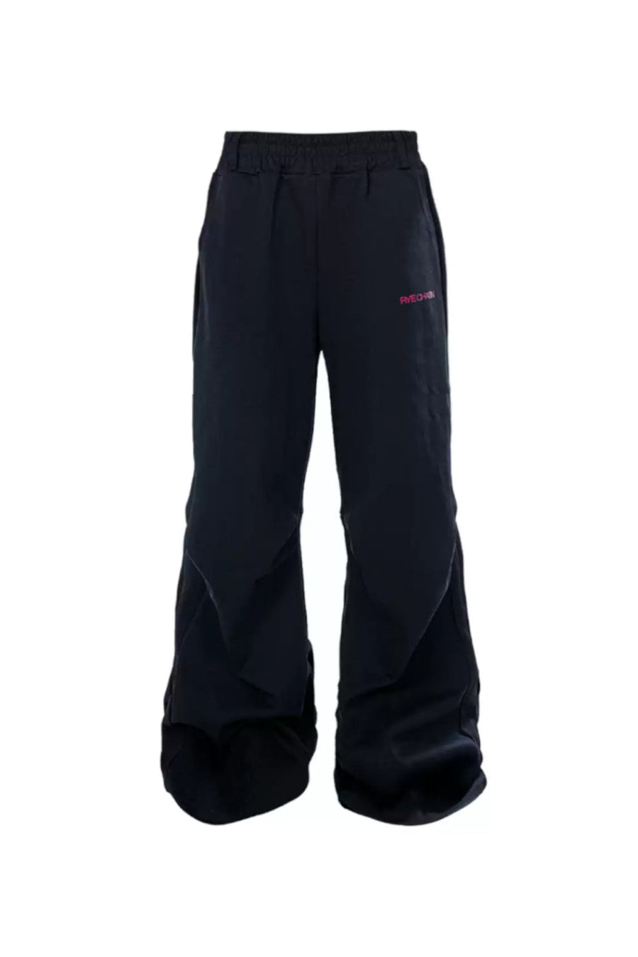 Wide Elasticized Skinny Waist Flared Sweatpants