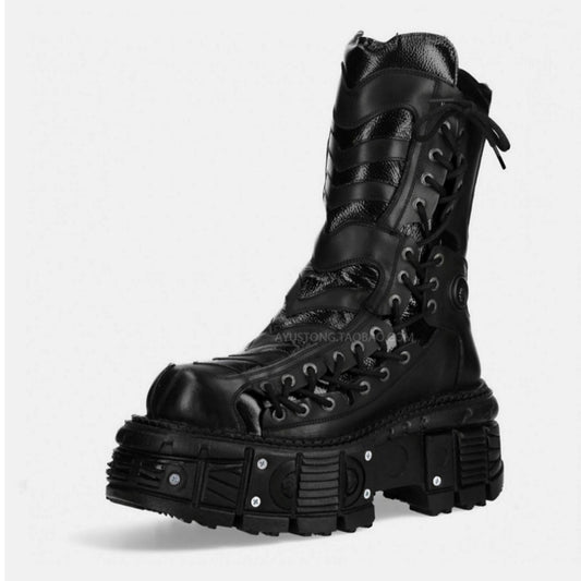 High-class fashion gothic design boots HL3121