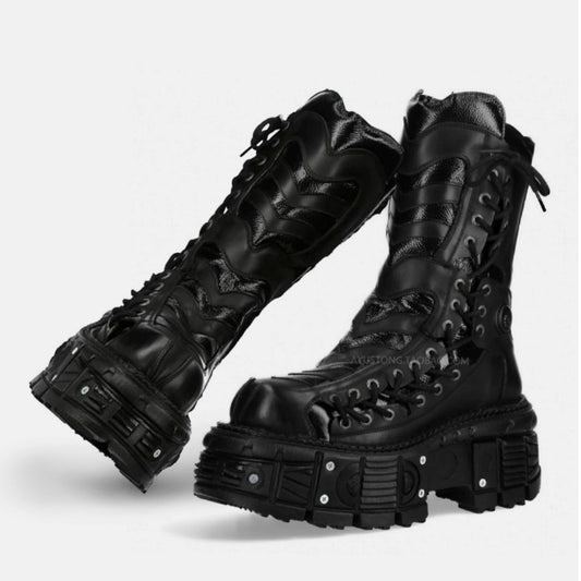 High-class fashion gothic design boots HL3121