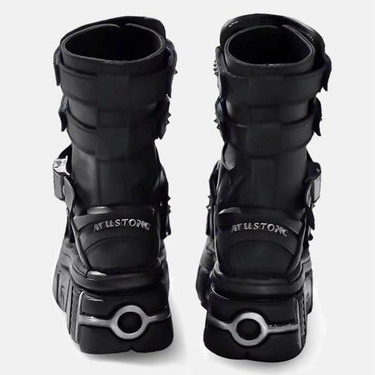 High-level gimmick punk street type boots HL3110
