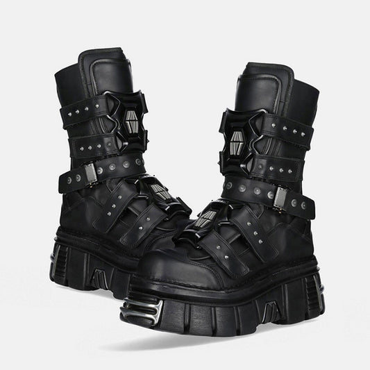 High-level gimmick punk street type boots HL3110