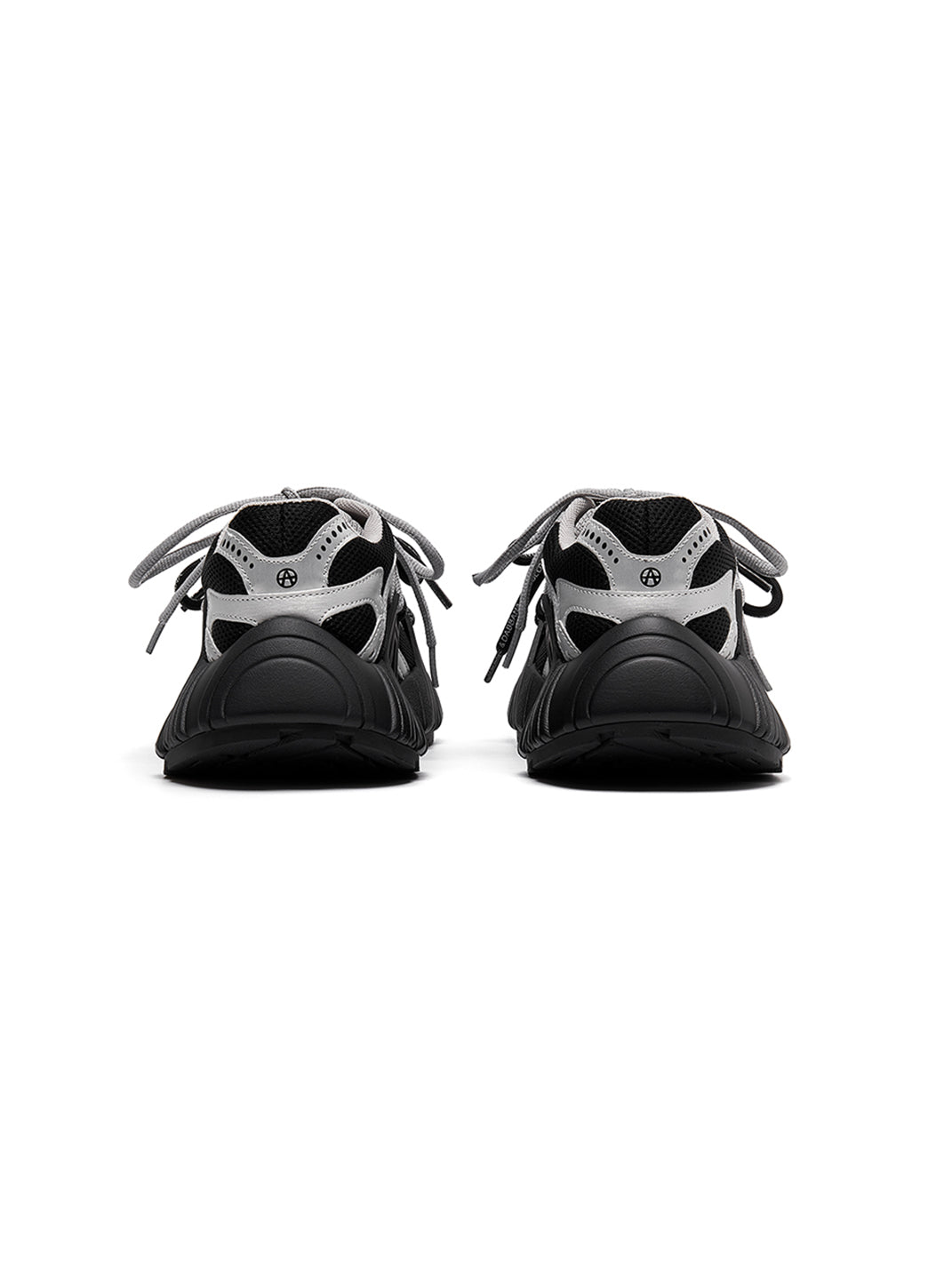 Beige Mesh Cage Runner Sneakers